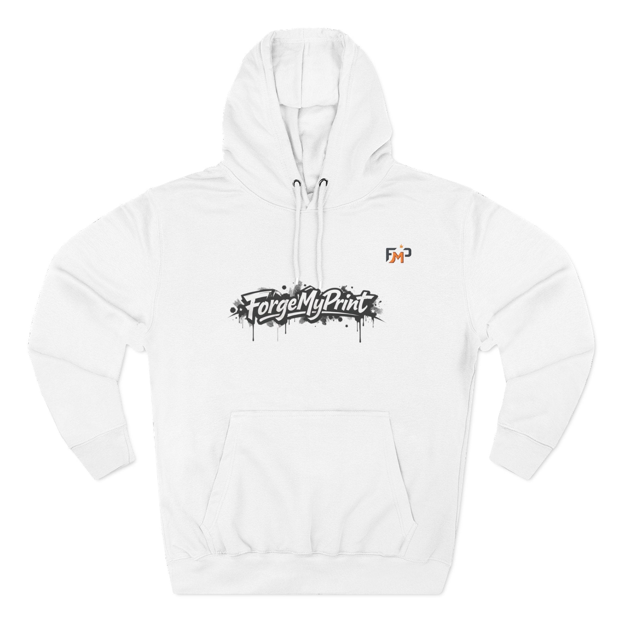 Personalized Pullover Hoodie — Three-Panel Fleece Pullover with customizable images