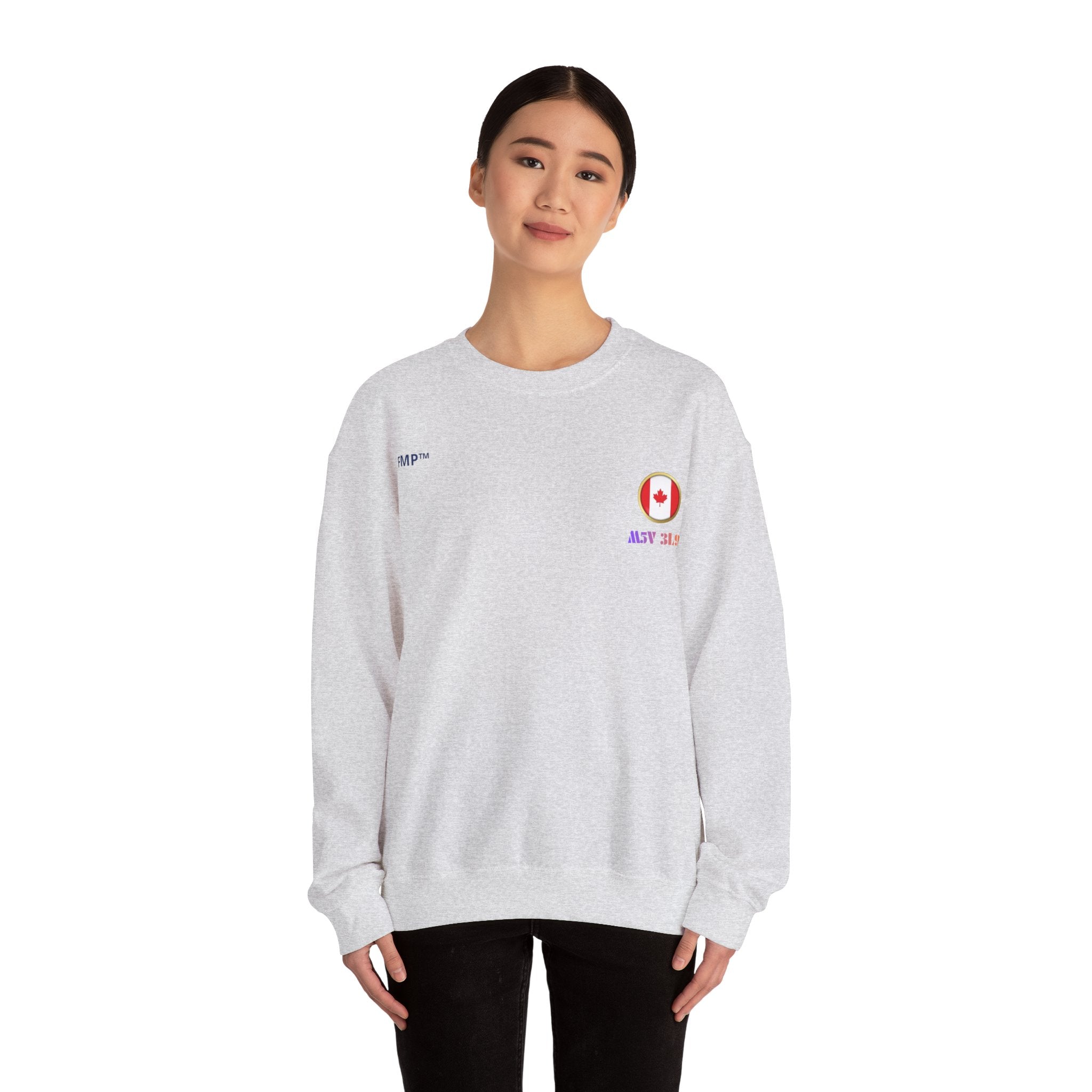 Naturally Canada. Toronto Tower Landscape Crewneck Sweatshirt | Canada Travel Poster