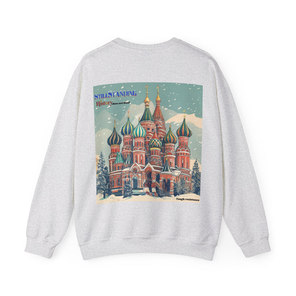 Saint Basil. Russian Toughness Crewneck Sweatshirt | Moscow Travel Poster