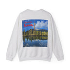 Naturally Canada. Toronto Tower Landscape Crewneck Sweatshirt | Canada Travel Poster