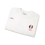 France Eiffel Tower Sunset Crewneck Sweatshirt | Paris Travel Poster